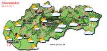 Predpoveď počasia na zajtra (16.03.2017)
