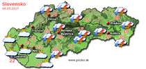 Predpoveď počasia na zajtra (06.05.2017)