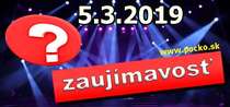 Zaujímavosť na dnes (05.03.2019)