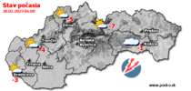 Stav počasia - Slovensko (28.02.2023 o 6.00 hod.)